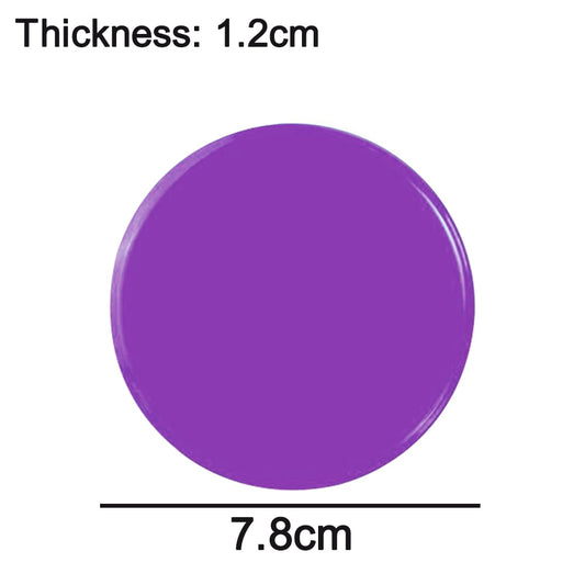 Dual-Sided Core Sliders in Purple, Gliding Discs for Carpet and Hard Floors - Image 2