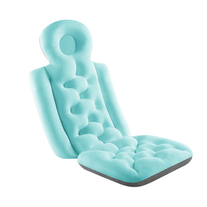 Full-Body Bath Pillow with Quick-Drying Cover, Head, Neck and Back Cushion