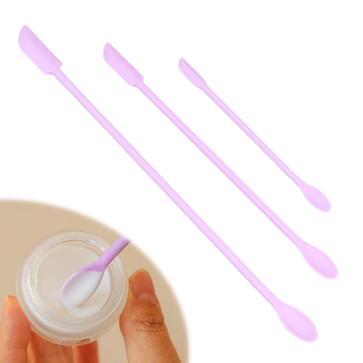Mini Silicone Jar Spatulas, Set of 3 Scrapers from 15.4 to 30.5 cm - Image 5