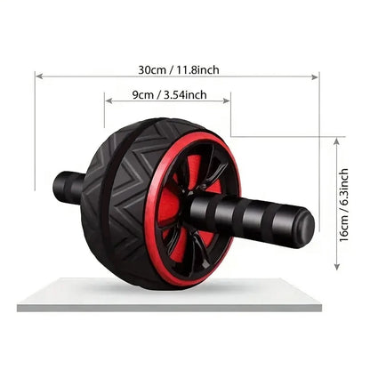 Ab Roller Wheel with Wide 3.54-Inch Barrel and Foam-Wrapped Handles - Image 3
