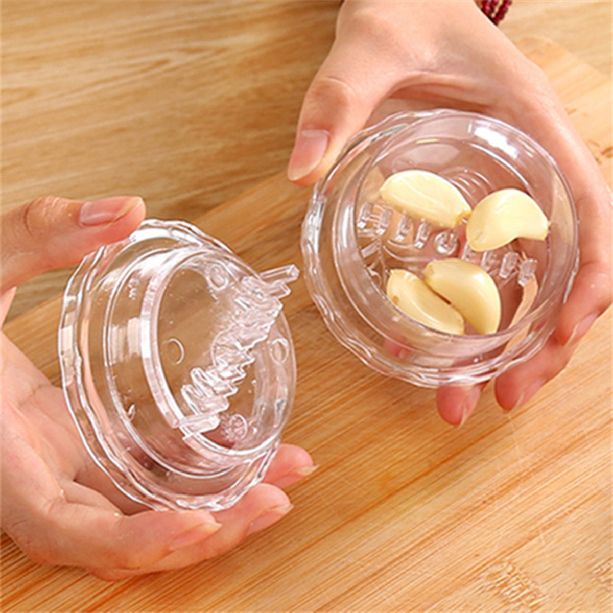 Shake-Style Garlic Mincer Box, No-Blade Manual Crusher, 3.15 x 1.57 In - Image 5