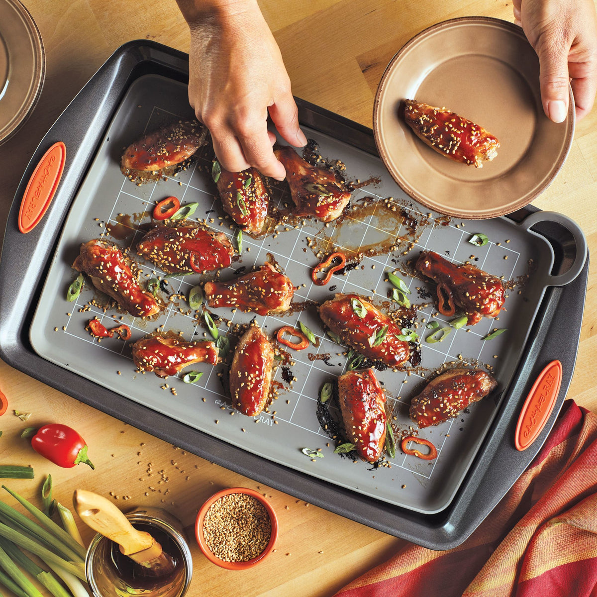 Silicone Baking and Roasting Mat, 10 x 14.75 Inch Nonstick Sheet Pan Liner - Image 6