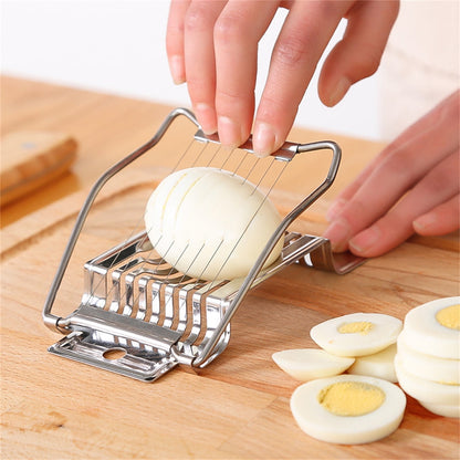 Egg Slicer with Aluminum Body and Stainless Steel Cutting Wires - Image 2