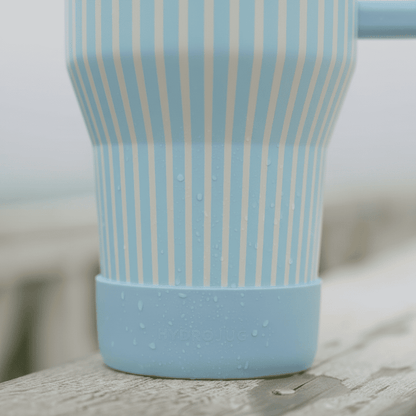 40 oz Insulated Stainless Steel Tumbler with Handle and Flip Straw Lid - Image 6