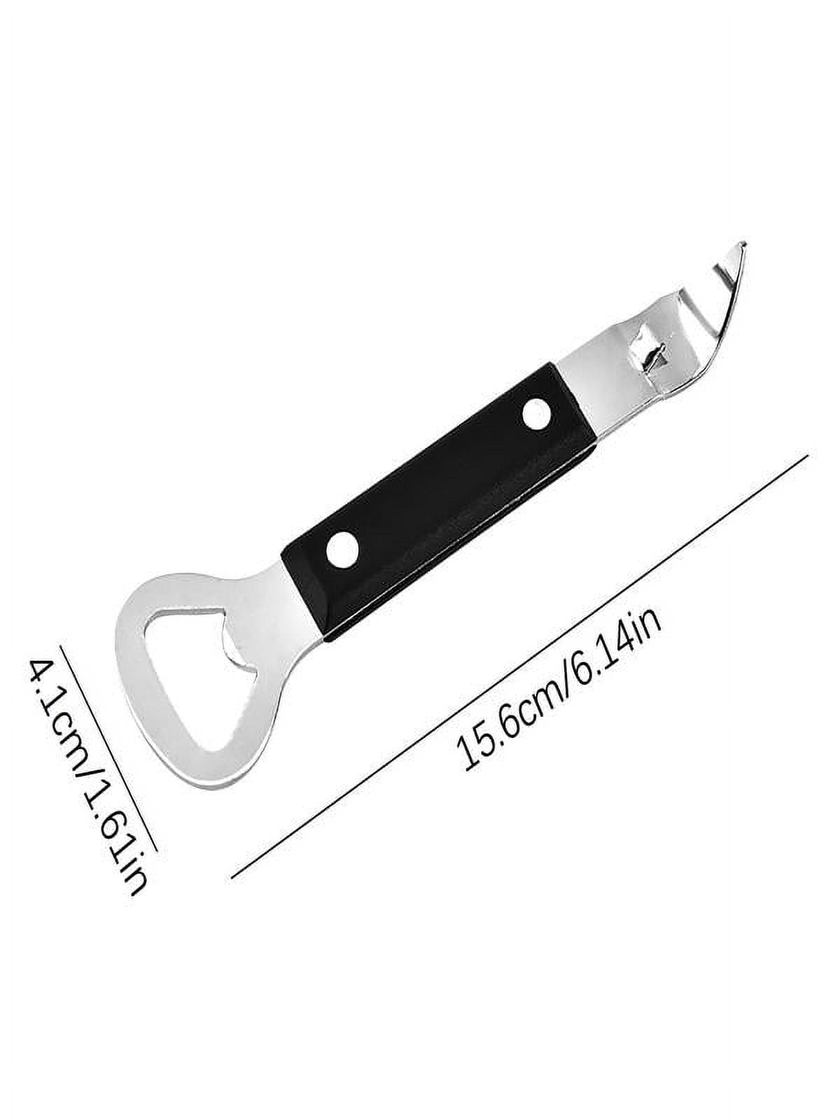 Manual Can and Bottle Opener with ABS Handle, 15.6 cm Stainless Steel - Image 4