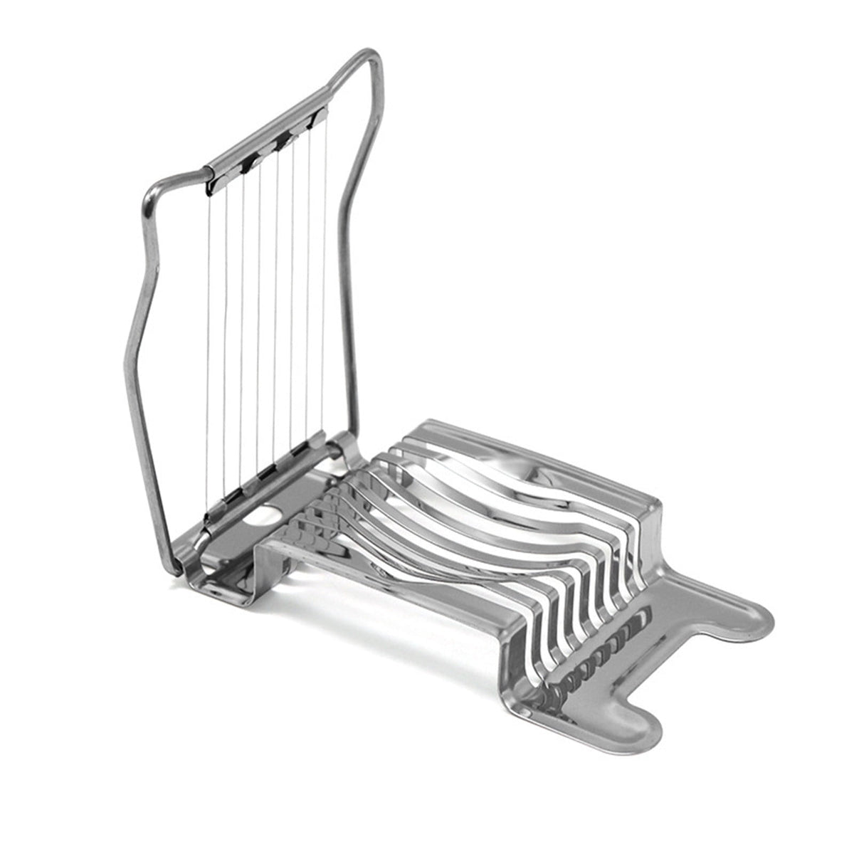 Egg Slicer with Aluminum Body and Stainless Steel Cutting Wires