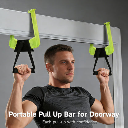 Doorway Pull-Up Bars, 2-Piece No-Screw Door Frame Set Rated to 330 lb - Image 3