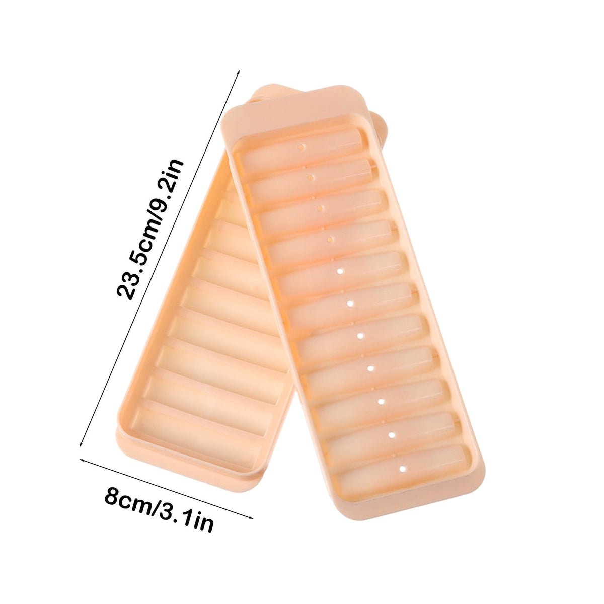 Narrow Ice Stick Tray with Lid, 11 Slots for Bottles and Tall Glasses - Image 3