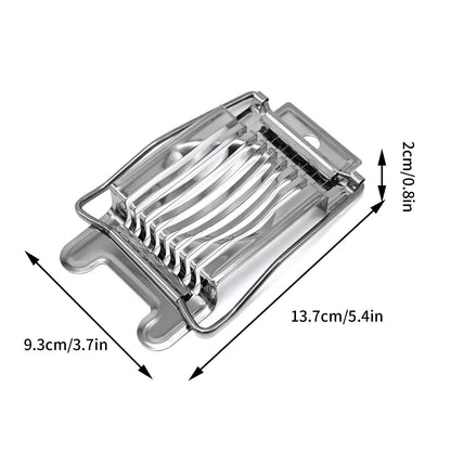 Egg Slicer with Aluminum Body and Stainless Steel Cutting Wires - Image 3