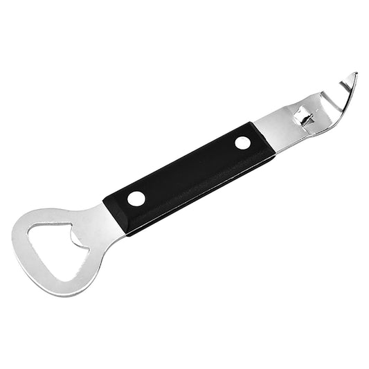 Manual Can and Bottle Opener with ABS Handle, 15.6 cm Stainless Steel
