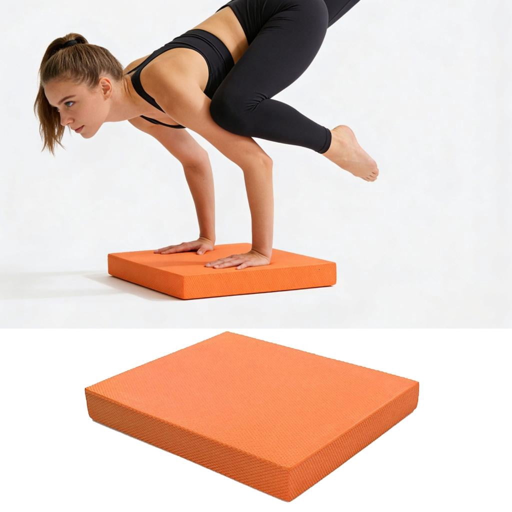 Balance Pad for Stability Work, 11.8 x 7.9 x 2.4 Inch Cushioned Block - Image 2