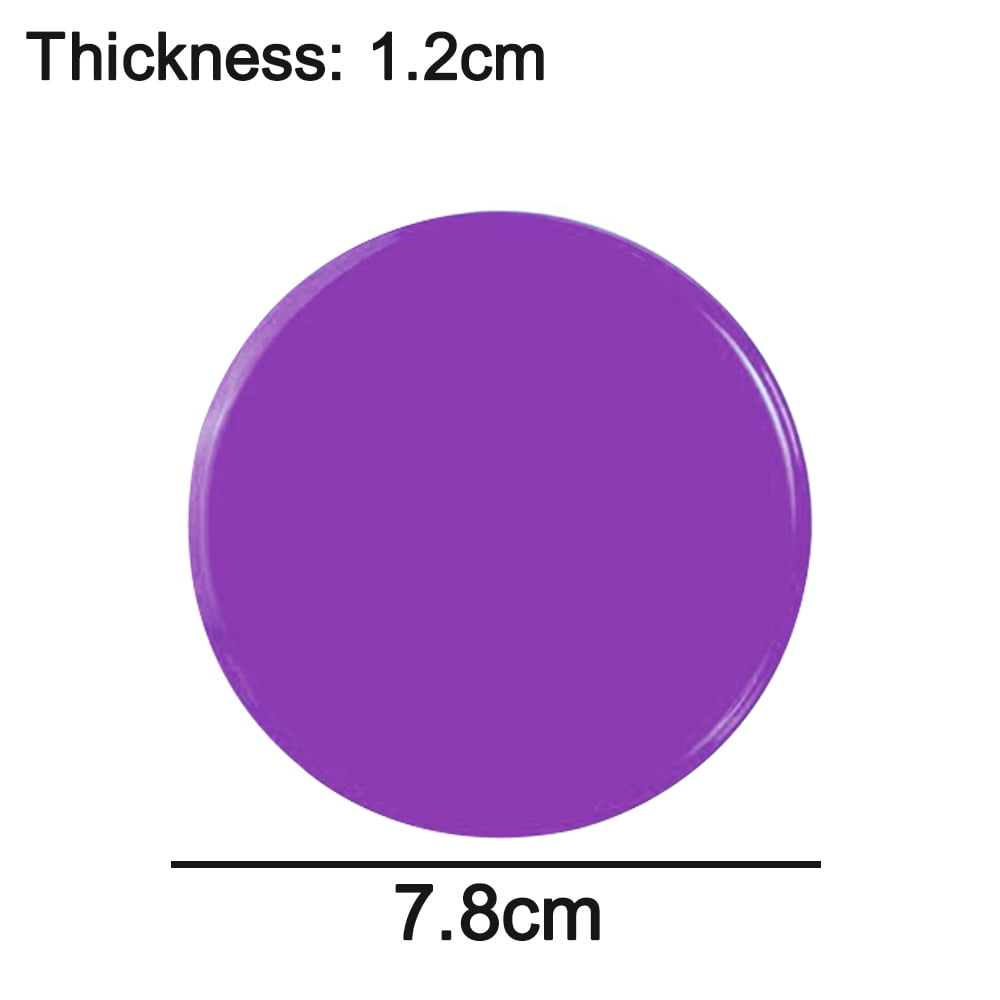 Dual-Sided Core Sliders in Purple, Gliding Discs for Carpet and Hard Floors - Image 2